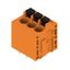 Printed circuit board terminals, 5.08 mm, Number of poles: 3, 180°, Solder pin length (l): 3.5 mm, tinned, orange, PUSH IN with actuator, Clamping range, max. : 2.5 mm², Box thumbnail 2