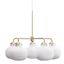 Raito 5-Arm | Pendant | White/Brass thumbnail 1