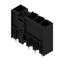 PCB plug-in connector, male header, closed side, Middle flange, THT solder connection, 7.62 mm, Number of poles: 4, 180°, Solder pin length (l): 3.5 mm, tinned, black, Box thumbnail 2