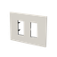 Frame - 2-gang / 1+1-modules - ABB logo - Dune thumbnail 2