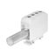 AL/CU universal rail-mounted terminal block ZGGB1x95/2x35s grey thumbnail 1
