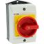 T0-3-8342/I1/SVB Main switch, T0, 20 A, surface mounting, 3 contact unit(s), 6 pole, Emergency switching off function, With red rotary handle and yellow locking ring, thumbnail 11