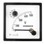 Voltmeter AC w. integrated switch f. Phases, 72x72mm, 500VAC thumbnail 1