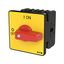P3 On-off switch, 80 A,Flush mounting, 3 pole, Form E, Red, Short thum thumbnail 2