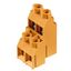 Printed circuit board terminals, 9.52 mm, Number of poles: 20, 90°, Solder pin length (l): 5 mm, tinned, orange, Clamping yoke connection, Clamping range, max. : 6 mm², Box thumbnail 2