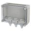 KST43-150 Panel enclosure, with gland plate and cable glands, HxWxD=250x375x175mm thumbnail 2
