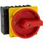 P3-100/EA/SVB/N Main switch, P3, 100 A, flush mounting, 3 pole + N, Emergency switching off function, With red rotary handle and yellow locking ring, Lockable in the thumbnail 37