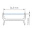 MF touch protection L-2000mm W-34,2mm H-2mm thumbnail 2