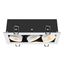 KADUX, recessed ceiling light, triple, 3000K, 38°, IP 20, square, white thumbnail 1