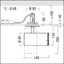 V2-SR M 1500-940 LDO SP-WFL BK BK - LED semi-recessed spotlight, tiltable thumbnail 3