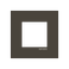 Frame 1-gang - Niessen logo - Anthracite thumbnail 1
