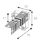 Vertical  90° connector, White, Trimless Recessed thumbnail 2
