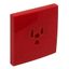 SAF C.PLATE F/EARTH SOCKET (USA NEMA) RED thumbnail 1