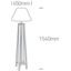 WOOD FLOOR LAMP 12W E27 thumbnail 2