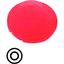 M22-XDL-R-X0 Button lens, flat red thumbnail 2