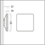 CAELA QMA LED1000-930 CL SM WH - LED wall luminaire thumbnail 4