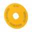 M22-XAK12 Label, emergency stop, D=90mm, yellow, DE, EN, ES, PT thumbnail 4