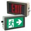 Ex-escape sign luminaires EXIT 24V for zone 1/21, Text: Avtomatika Dayandirilib (Red), Base color: Black thumbnail 2