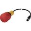 C22-PV-K02-P10 Emergency stop/emergency switching off pushbutton, Mushroom-shaped, 38 mm, Pull-to-release function, 2 NC, Cable (black) with M12A plug, 5 pole, 0.2 m thumbnail 5