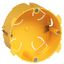 Flush mounting box Batik 1-gang Ø85mm depth 50mm for drywall thumbnail 1