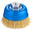 Cup Brush Crimped 75 brass-coated thumbnail 1