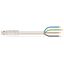 pre-assembled connecting cable Eca Plug/open-ended white thumbnail 2
