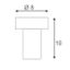 FITU, ceiling light, A60, fern-green, with R2 canopy thumbnail 3