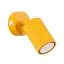 Wall lamp KARBON yellow with a switch thumbnail 1