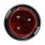 IEC 60309 industrial plug, 20A, 2-wire, 3-pole, Glass reinforced polyamide, 250 Vac thumbnail 1