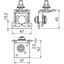 Holder f. metal roofs w. standing seam clamping range Fl 0.7-8mm  StSt thumbnail 2
