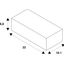 rosette, 10,3cm x 22cm x 5,1cm, matt white thumbnail 2