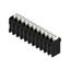 Printed circuit board terminals, 3.81 mm, Number of poles: 11, 180°, Solder pin length (l): 1.5 mm, black, PUSH IN with actuator, Clamping range, max. : 1.5 mm², Tape thumbnail 2