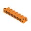 PCB plug-in connector, male header, Flange, THT solder connection, 7.62 mm, Number of poles: 6, 90°, Solder pin length (l): 3.2 mm, tinned, orange, Box thumbnail 4