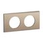 PLATE 2 GANG SATIN NICKEL thumbnail 1