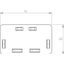 End piece 60x150mm Polyvinylchloride Cream RAL 9001 thumbnail 2