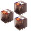 Plug-in Relay 14 pin 4 C/O 220VDC 6A with bipolar LED thumbnail 1