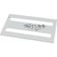 XMMC0806C Front cover, +mounting kit, for FAZ, vertical, HxW=200x600mm, grey thumbnail 2