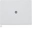 Centre plate for cable out., arsys, p. white glossy thumbnail 2