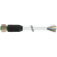 M12 female 0° A-cod. with cable PUR 8x0.25 gy 9.5m thumbnail 2
