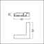 SUP2 TRACK ELECTRICAL CON 48V 90° BK - Angle connector 90° (electric) thumbnail 2