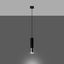 HANGING LAMP LOOPEZ 1 BLACK/CHROME GU10 1X40W IP20 thumbnail 3
