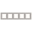 Asfora-horizontal 5-gang frame-bronze thumbnail 2