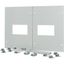 XTMP2N4FC-H550W800 Front cover for 2x NZM4, fixed, HxW=550x800mm, grey thumbnail 3