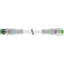 M12 male 0° / M12 female 0° A-cod. F&B PVC 4x0.34 gy UL/CSA 30m thumbnail 1