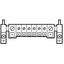 PEN23RS18 PE-(PEN-) rail for fuse enclosure thumbnail 1