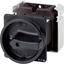 Main switch, T5, 100 A, rear mounting, 2 contact unit(s), 4 pole, STOP function, With black rotary handle and locking ring thumbnail 1