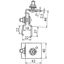 Holder f. metal roof w. clamping seam (Zambelli RIB-ROOF) 18/22mm  StS thumbnail 2
