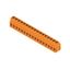 Printed circuit board terminals, 5.00 mm, Number of poles: 17, 90°, Solder pin length (l): 3.5 mm, tinned, orange, Clamping yoke connection, Clamping range, max. : 2.5 mm², Box thumbnail 2
