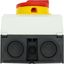 P1-25/I2-SI/HI11 Safety switch, P1, 25 A, 3 pole, 1 N/O, 1 N/C, Emergency switching off function, With red rotary handle and yellow locking ring, Lockable in position thumbnail 46