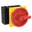 P3 Main switch, 80 A,Flush mounting, 4 pole, Form EA/SVB, Red, Door co thumbnail 11